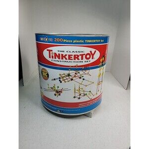 Vintage 2004 Hasbr Tinkertoy Ultra Construction Set Wheels Toys R Us 194 Pieces